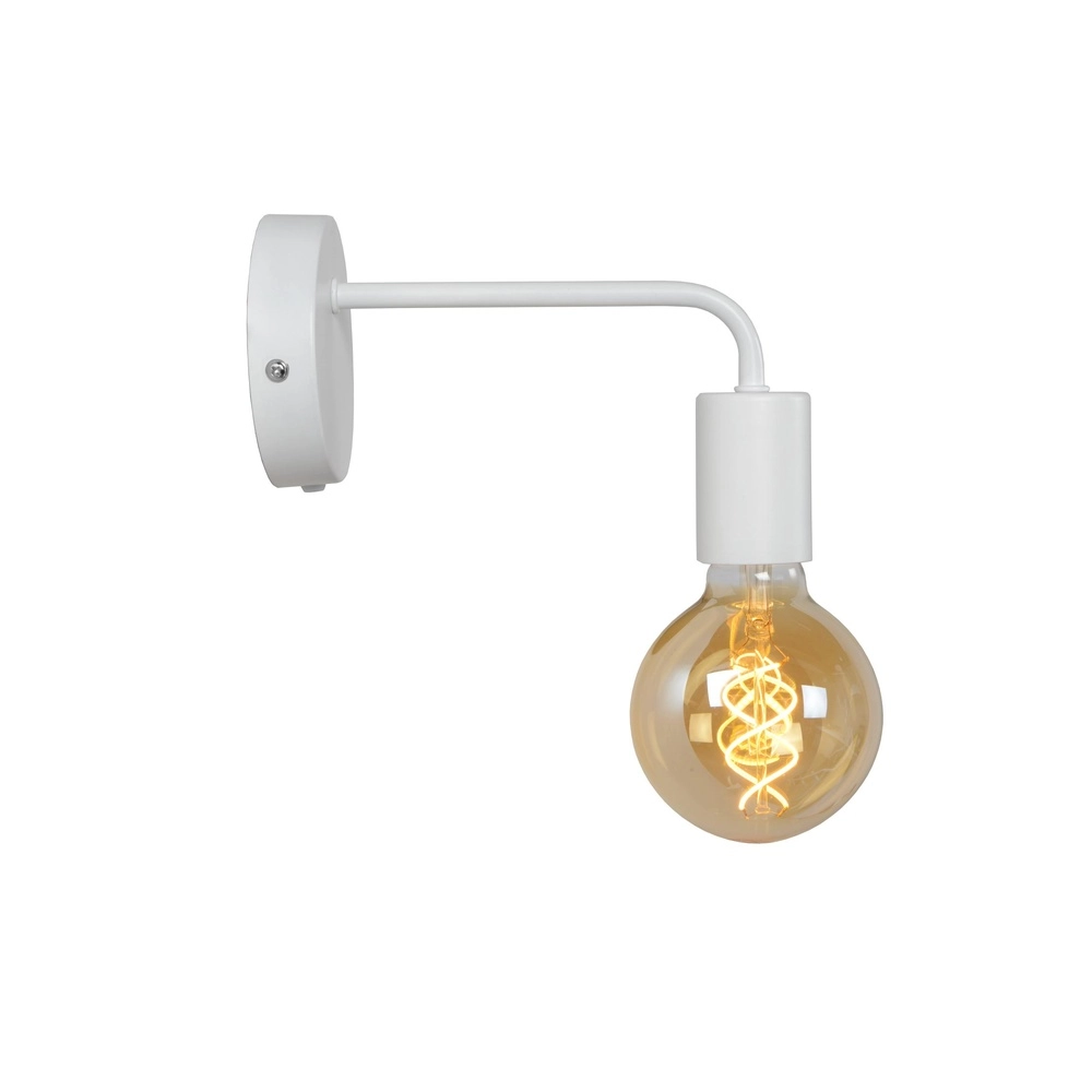 Witte wandlamp Scott design Lucide 5411212450661