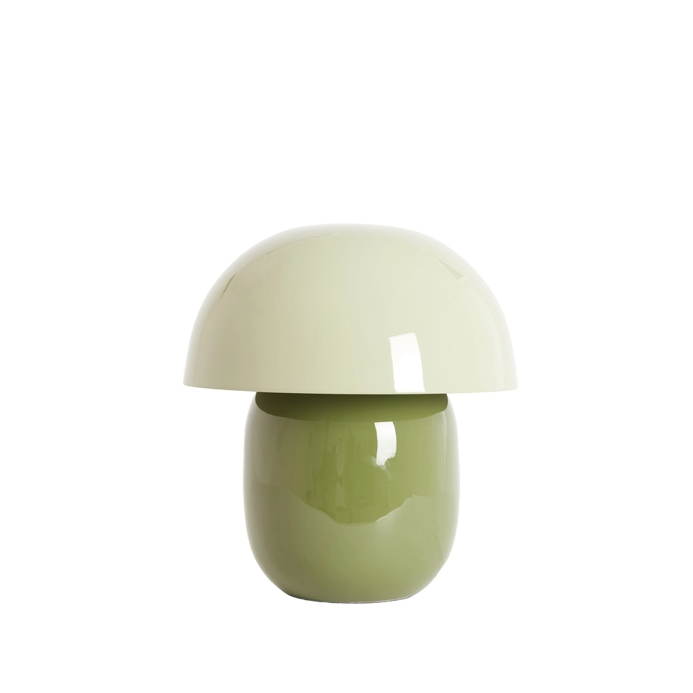 Slaapkamer tafellamp Mimosa glanzend groen