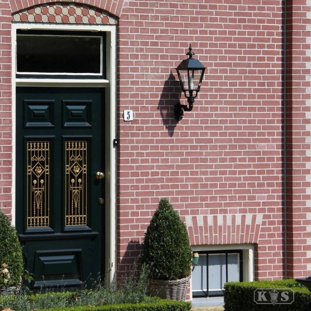 Wandlamp nostalgische stijl Braamt M 41 zwart KS Verlichting 8714732121347