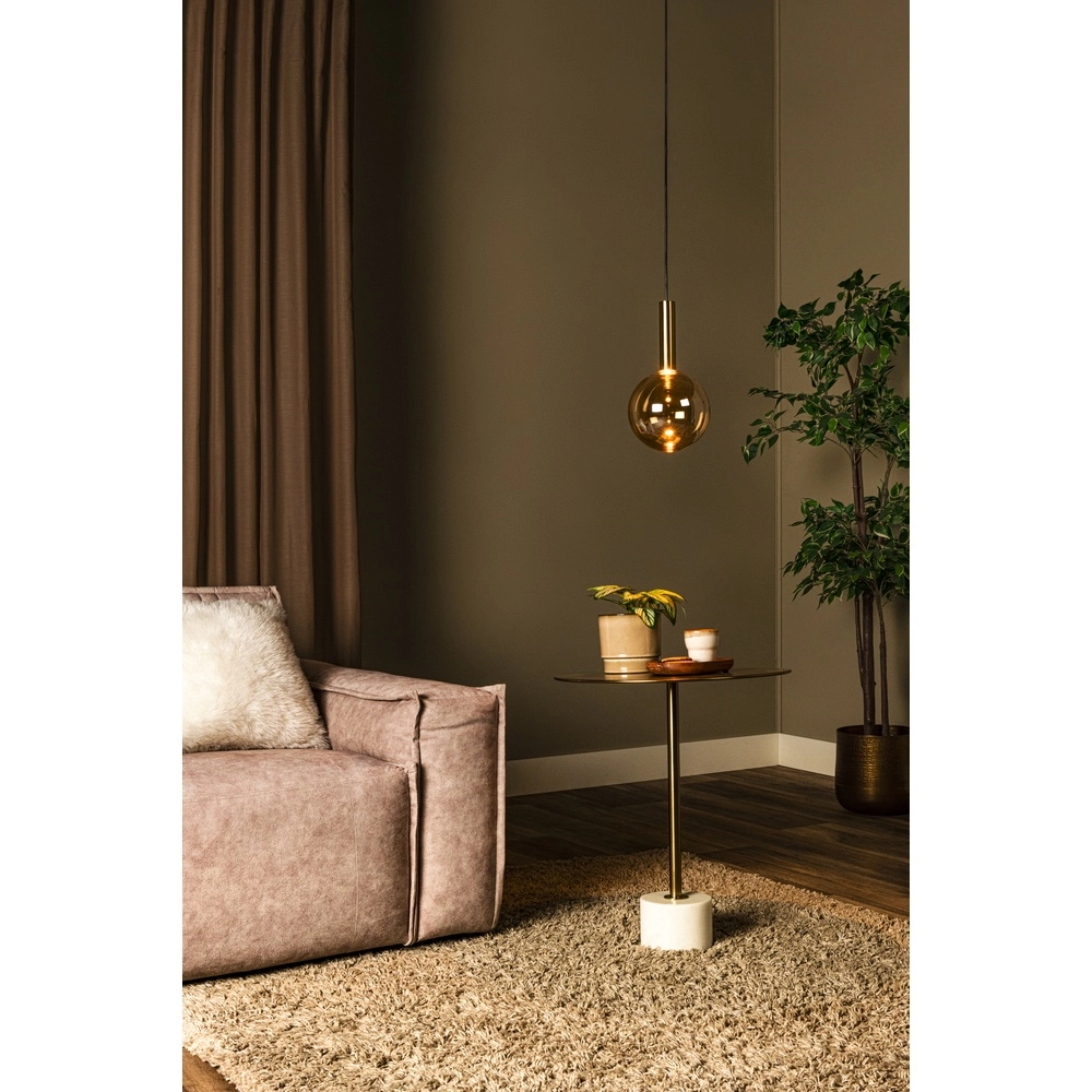 Pendel hanglamp Josiane zwart met goud Lucide Vibes 5411212212269