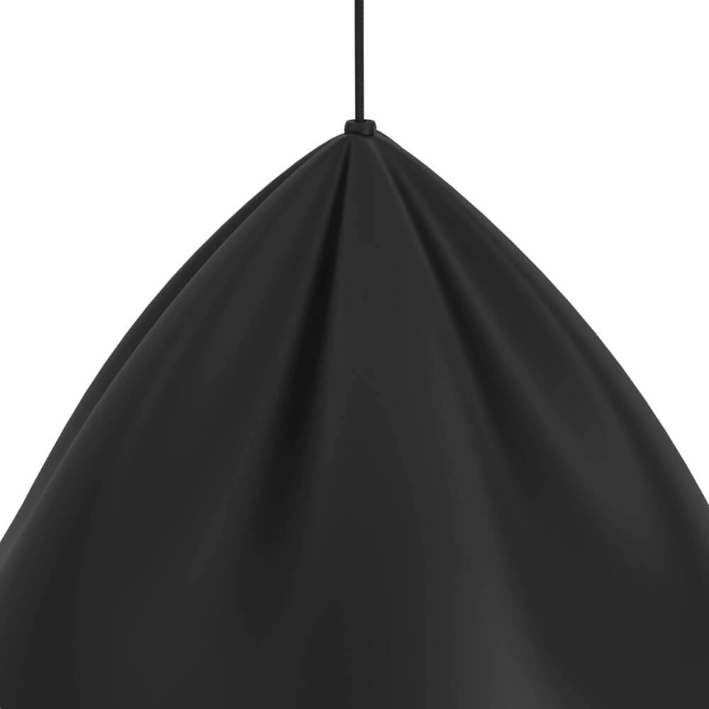 Zwarte hanglamp Podere Ø 42,5cm Eglo 9008606274062