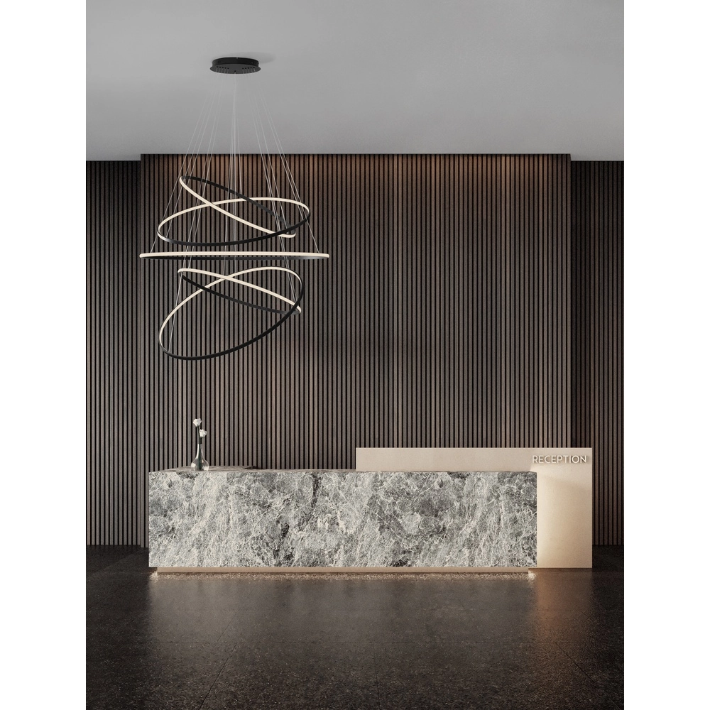 Design pendant lamp Maelo black Ø 120cm Lyora 5212017479730