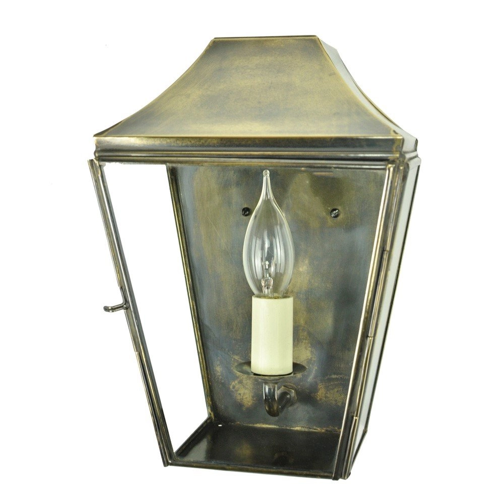 Landelijke muurlamp Knightbridge 28cm - gepoetst goud (PBUL) Limehouse