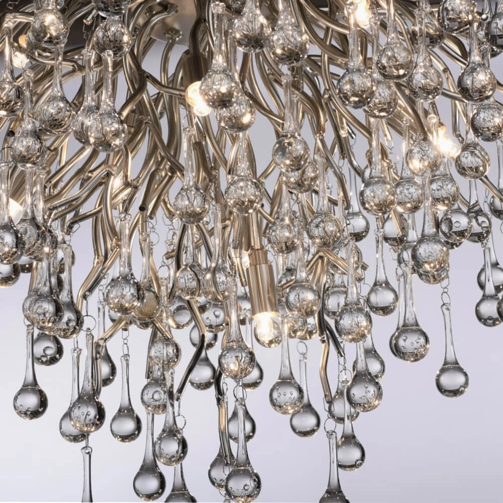 Kroonluchter Icicle metaal 50cm Paul Neuhaus 4012248352090