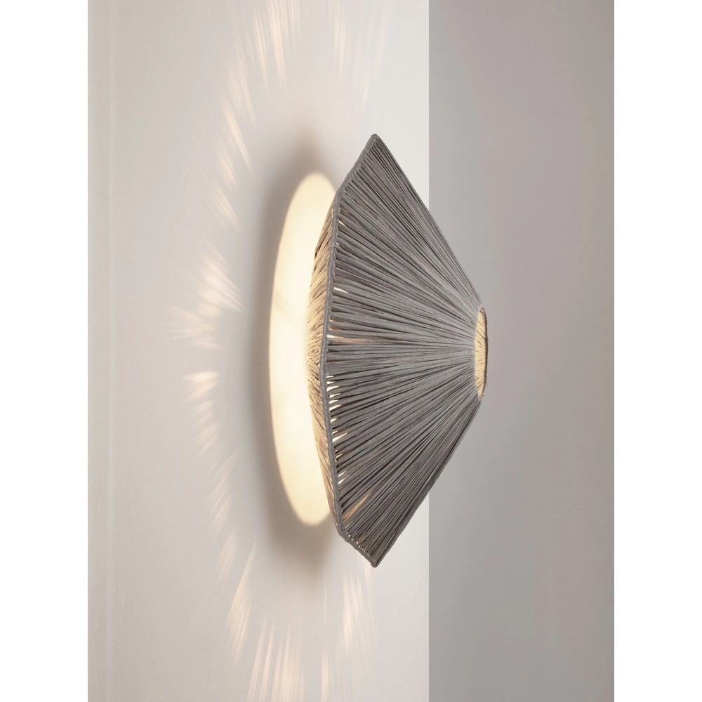 Wandlamp Elvio grijs Ø 45cm Lyora 5212017493897