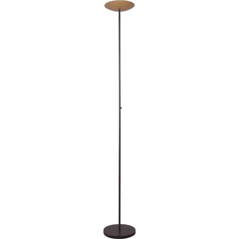 Design vloerlamp Scala zwart met goud Ø 25cm