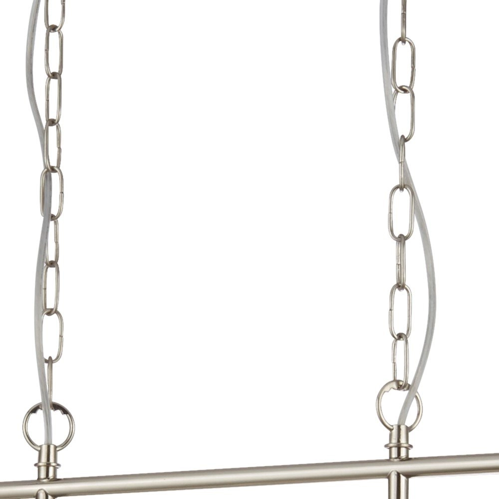 Hanglamp Pyramid 3-lichts mat zilver Searchlight 5053423125664