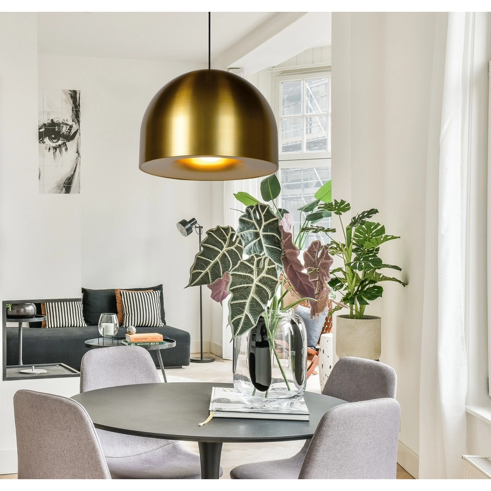 Moderne messing hanglamp Akron Ø 50cm - 1x E27 Premium by Lucide 5411212202086