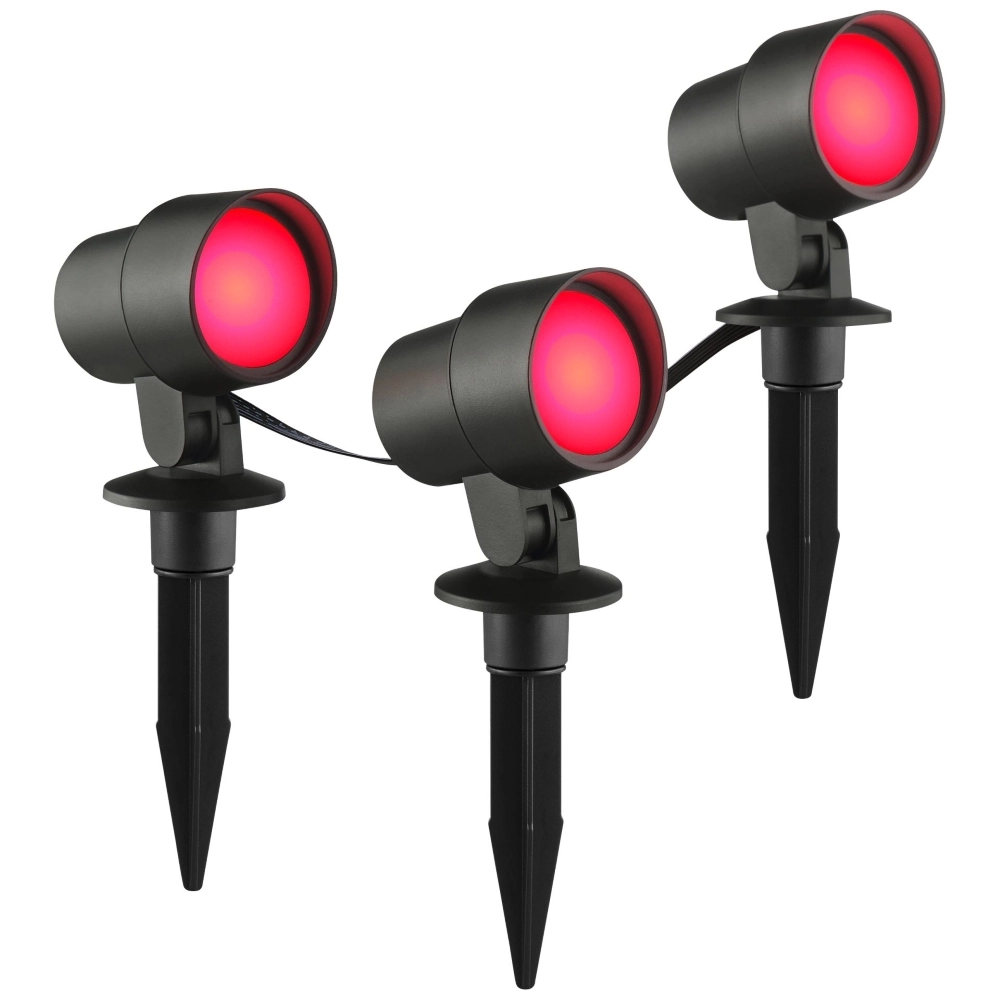 Smart Led prikspot set Kamara RGB - 3 stuks - met 3 meter snoer en stekker Brilliant 4004353453717