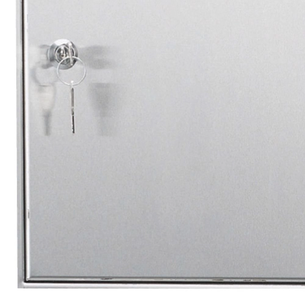 Brievenbusdeur in Frame RVS KS Verlichting 8714732172509