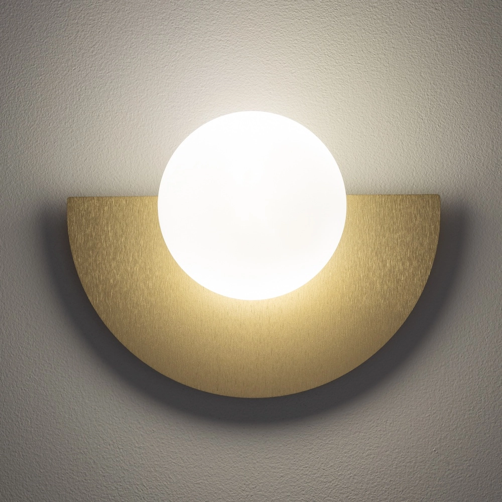 Design wandlamp half Saturn goud Lyora 5903139125987