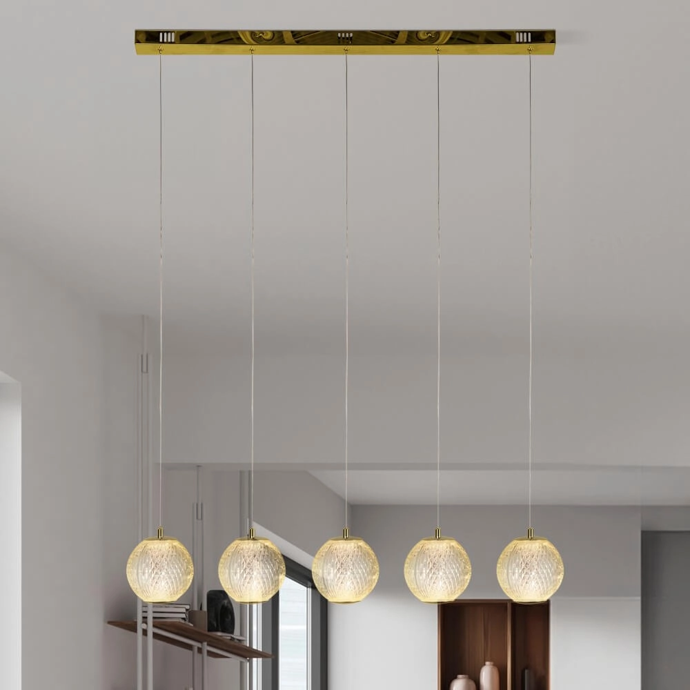 5-lichts hanglamp Allure oosters Searchlight 5053423273976