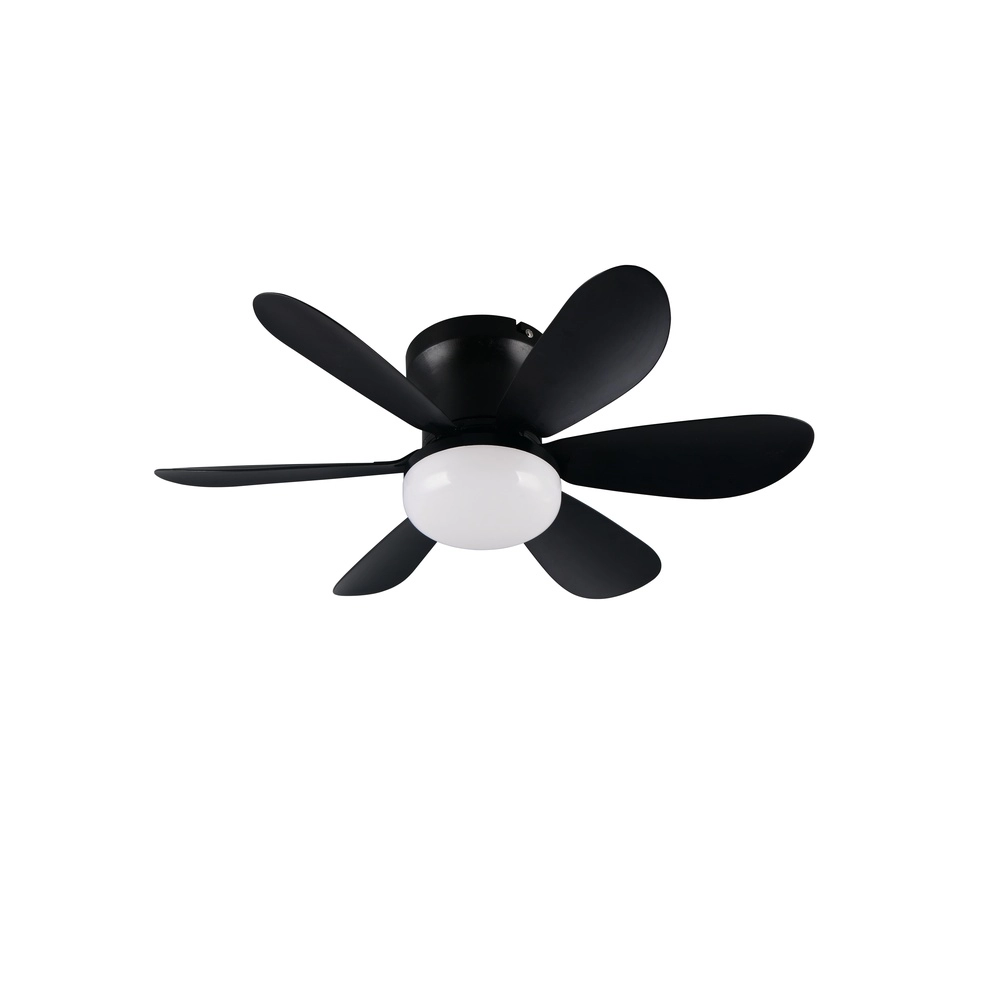 Zwarte ventilator Lund plafond Trio 4017807643732