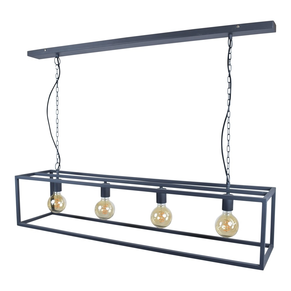 Hanglamp Frame 4-lichts zwart Urban Interiors 8719325171815