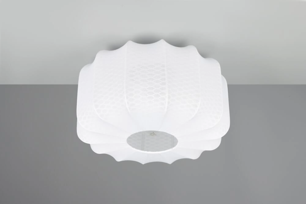 Witte design plafondlamp Madleine Ø 40cm Trio 4017807638257