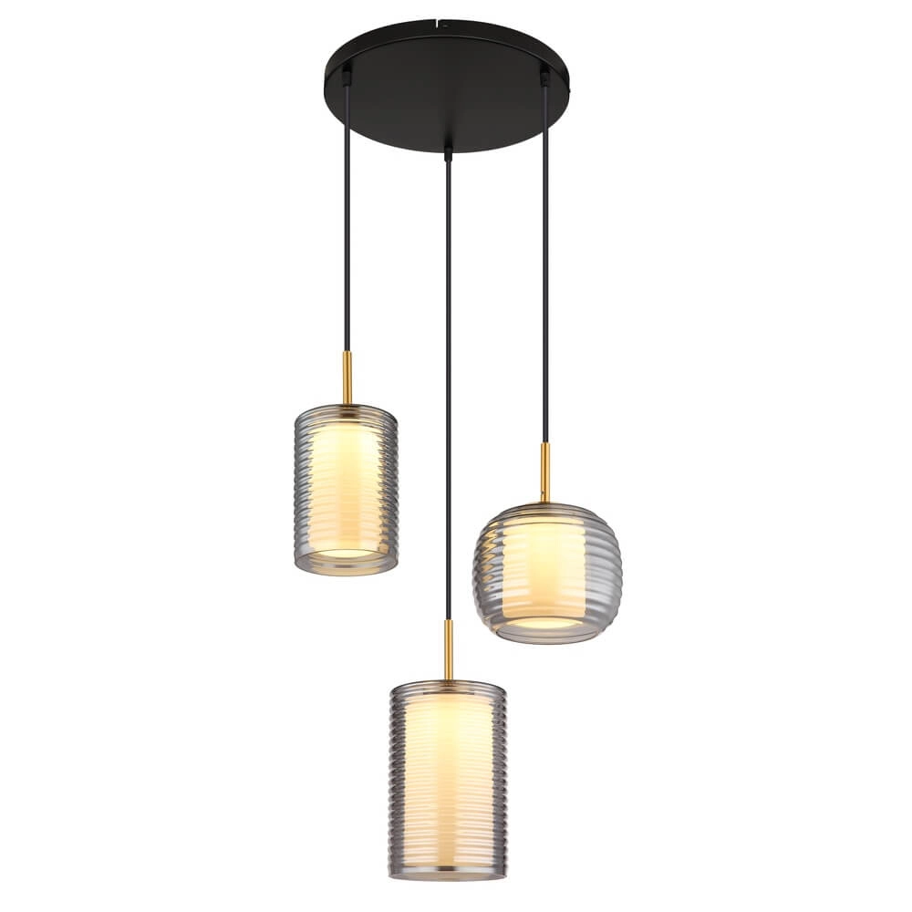 Hanglamp Lampigna 3-lichts rond