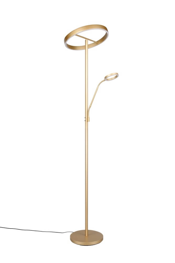 Design leeslamp Willis Goud - 180cm Trio 4017807627923