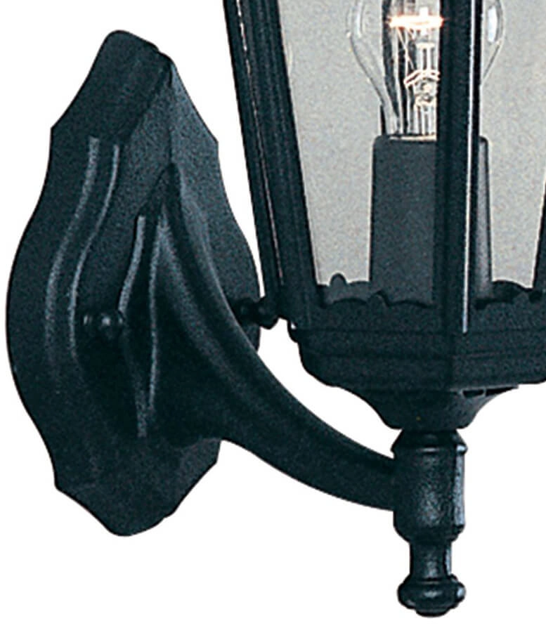 Klassieke buitenlamp Alex Up zwart Searchlight 5013874157874