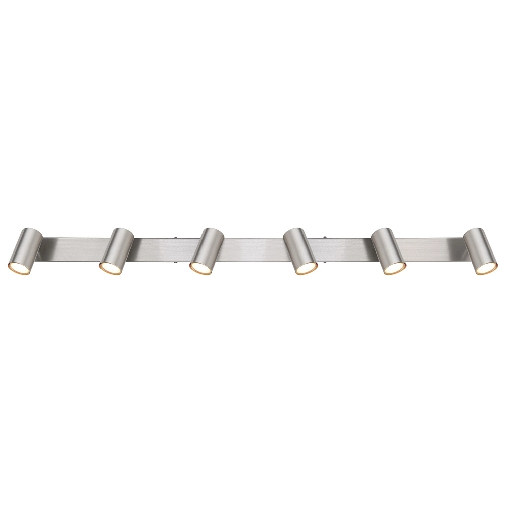 Plafondlamp 6-lichts Robby nikkel Globo 9007371430598