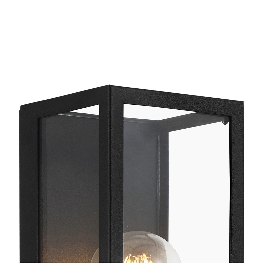 Strakke buitenlamp Alamonte 2 E27 - zwart Eglo 9002759338558