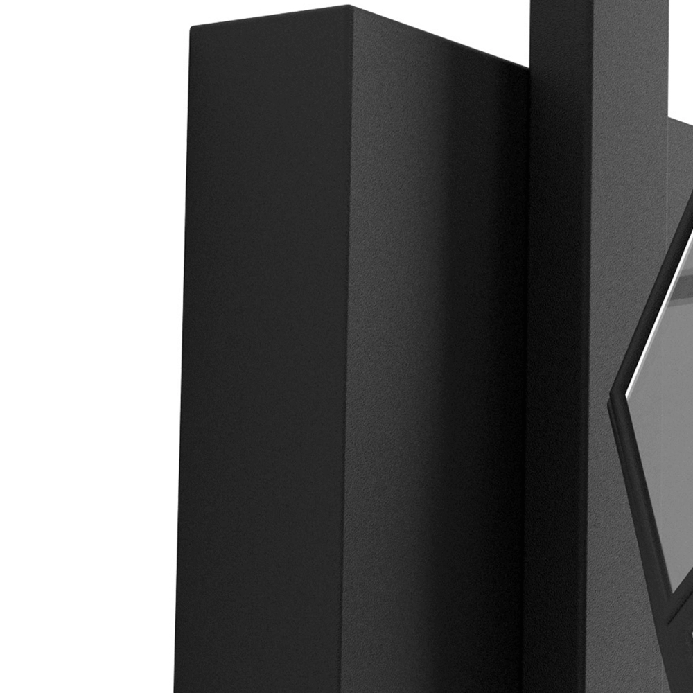 Wandlamp Mardyke zwart met glas Eglo 9002759436452