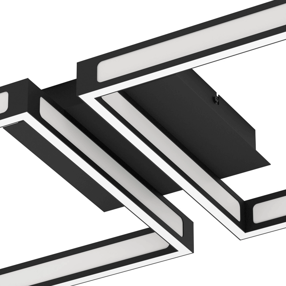Led plafondlamp Altaflor zwart Eglo 9002759997885