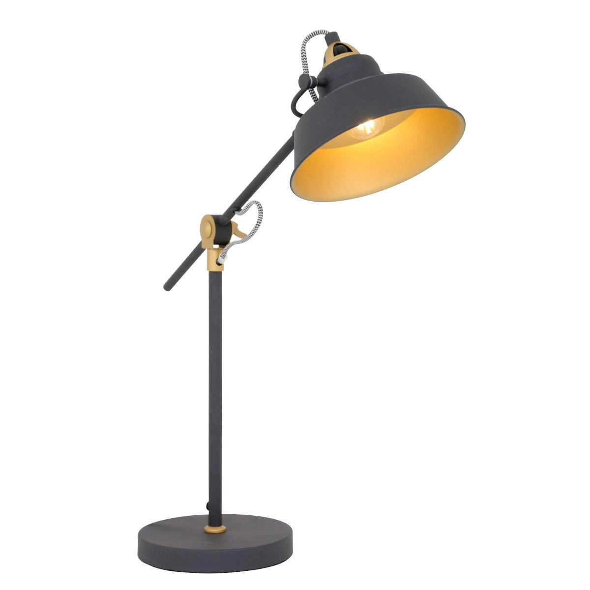 Landelijke leeslamp Mexlite voor op tafel