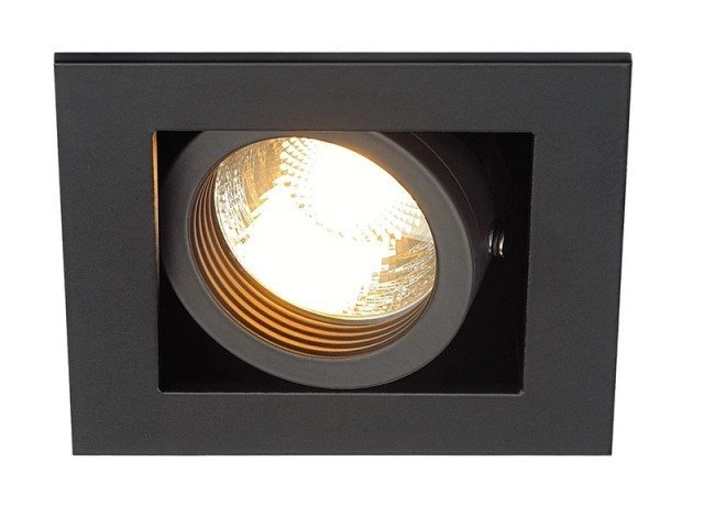 Inbouwspot Kadux 1 GU10 Square 9cm zwart