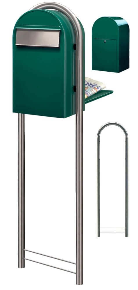 Brievenbus Grande B 6005 i Donkergroen Bobi 6417237034250