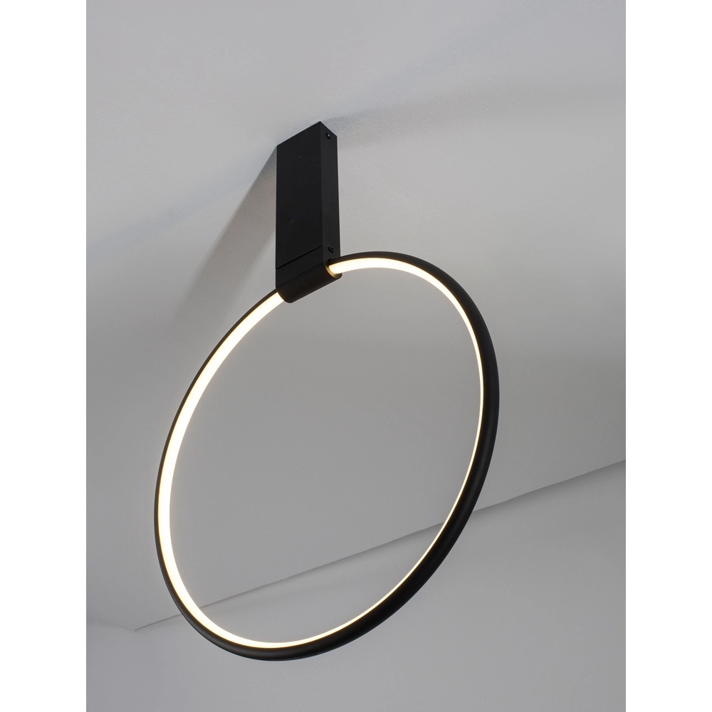 Design plafondlamp Garve zwart Ø 40cm Design plafondlamp Garve zwart Ø 40cm