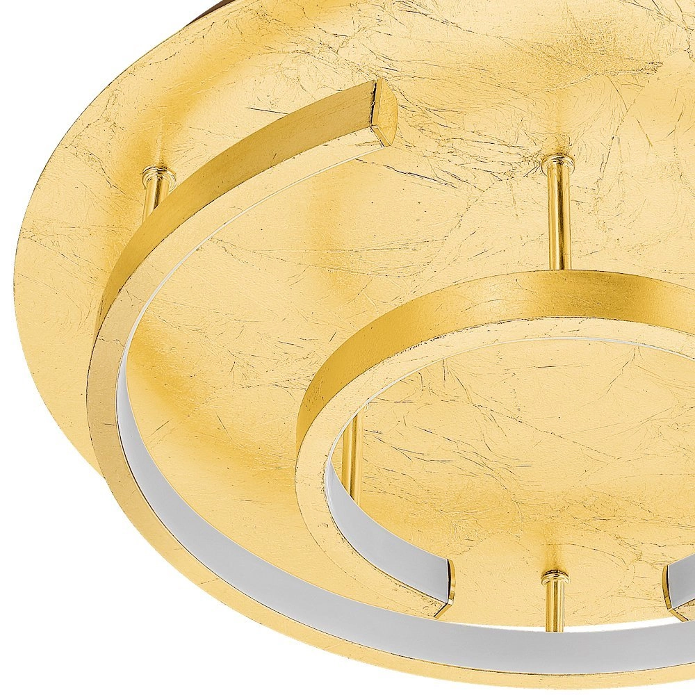 Gouden plafondlamp Pozondon Ø 38cm Eglo 9002759984878