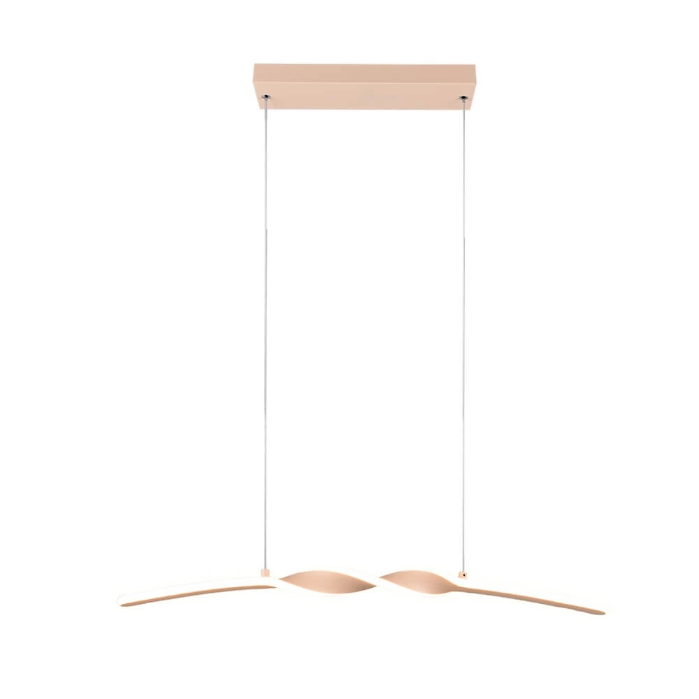 Design hanglamp Ginko zandkleurig Trio 4017807642421