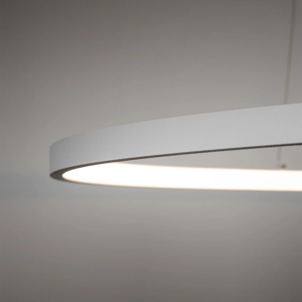Design hanglamp Circolo Led wit Ø 60cm horizontaal Lyora 5903139116046