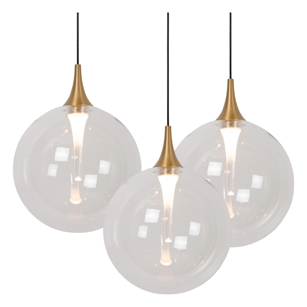 Design led hanglamp Gisela helder - 12x Ø 16cm Premium by Lucide 5411212134844