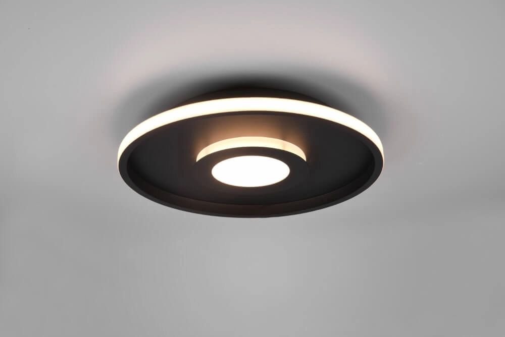 Plafonnière Ascari 40cm zwart Trio 4017807508536
