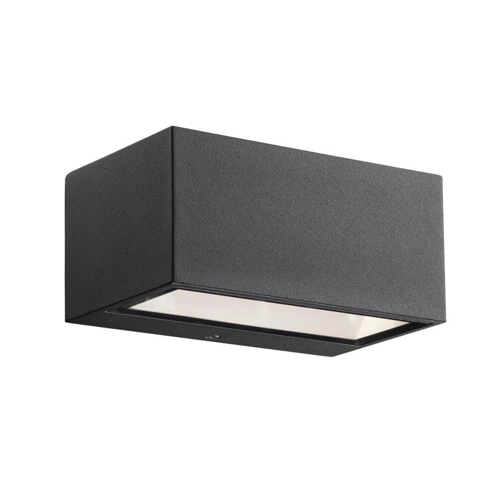 Strakke wandlamp Nene zwart