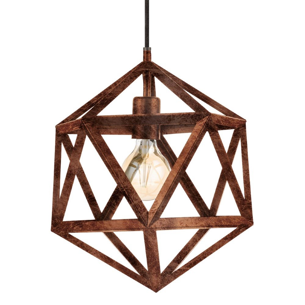 Hanglamp Embleton 30,5cm antiek koper