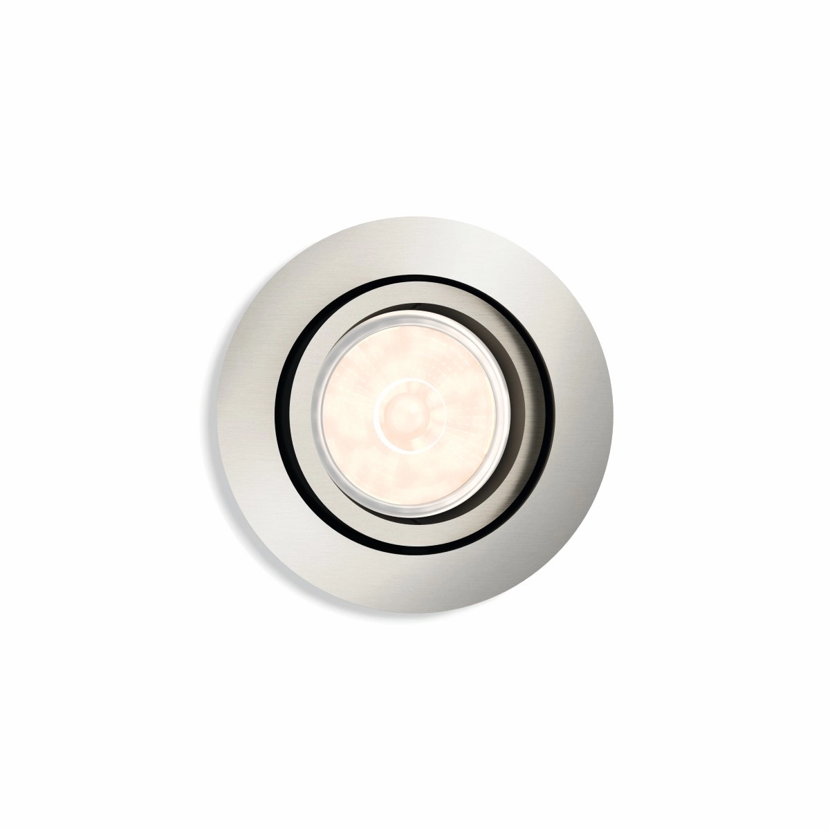 Richtbare inbouwspot Donegal GU10 rond 9cm nikkel