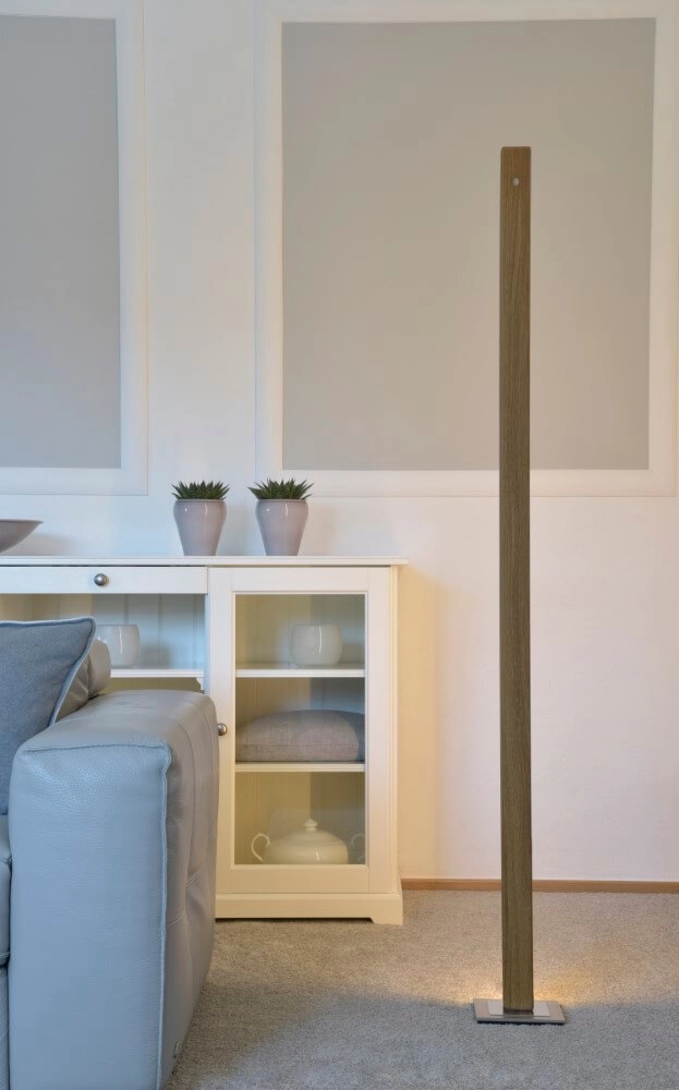 Houten vloerlamp Leonora 161 cm - oak oiled HerzBlut 4021273026388