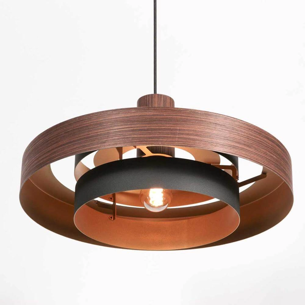 Hanglamp Flinter houtlook Steinhauer 8712746177725