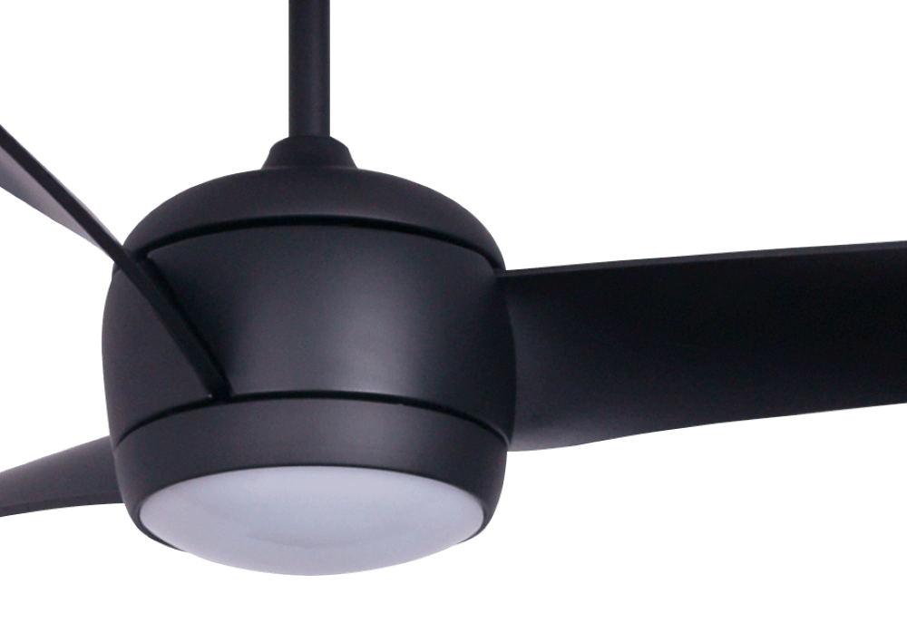 Stille plafondventilator Airfusion Nordic Ø 143cm zwart Beacon 9333509134251