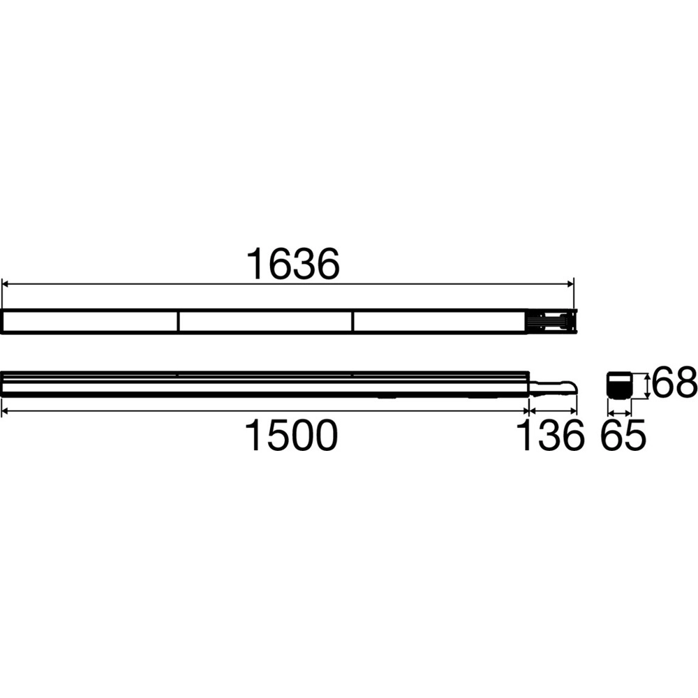 Industrielamp Easylight 150cm wit NB SLV 4024163306157