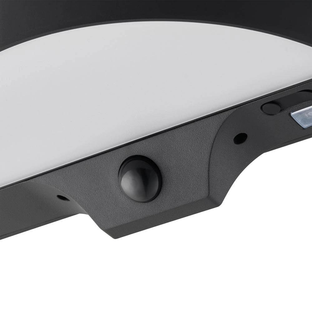 Solar wandlamp Monay zwart rond Nordlux 5704924023545