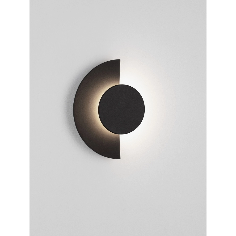 Moderne wandlamp Gloo zwart - 3000K Lyora 5212017497253