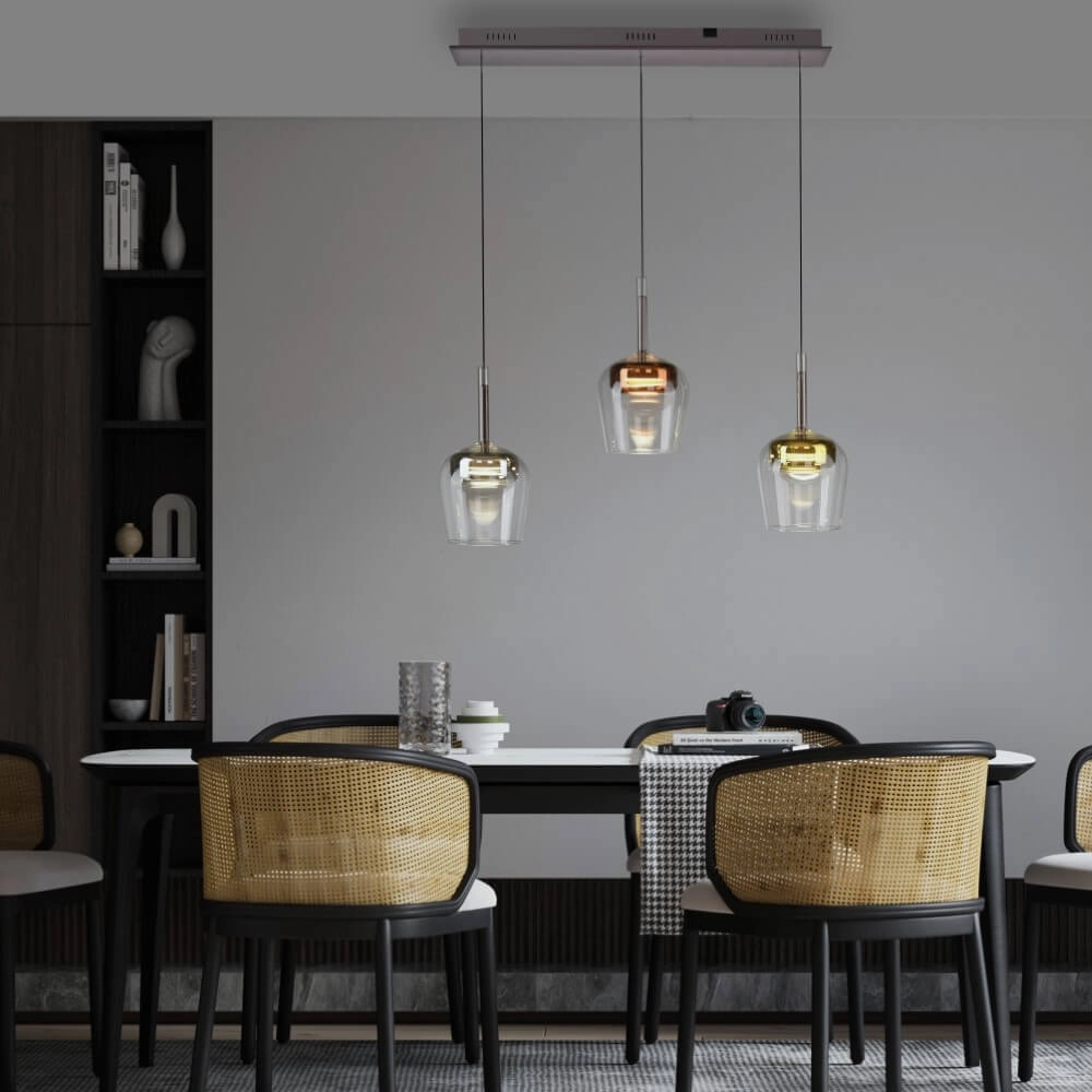 3-lichts hanglamp Q-Kon meerdere kleuren Paul Neuhaus 4012248383896