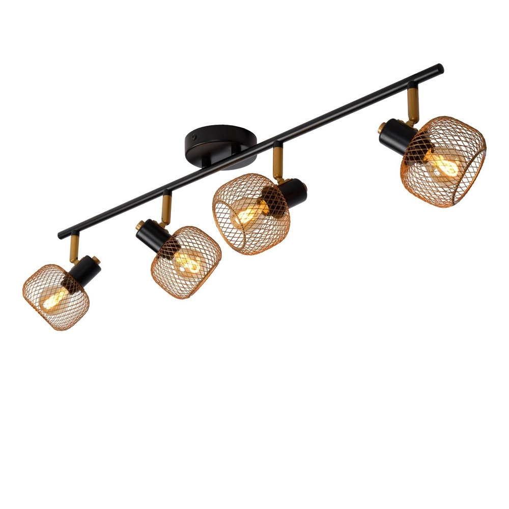 Plafondlampje Maren 4-lichts goud Lucide 5411212771100
