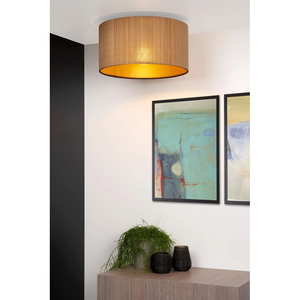 Plafondlamp Magius rotan Lucide 5411212031143