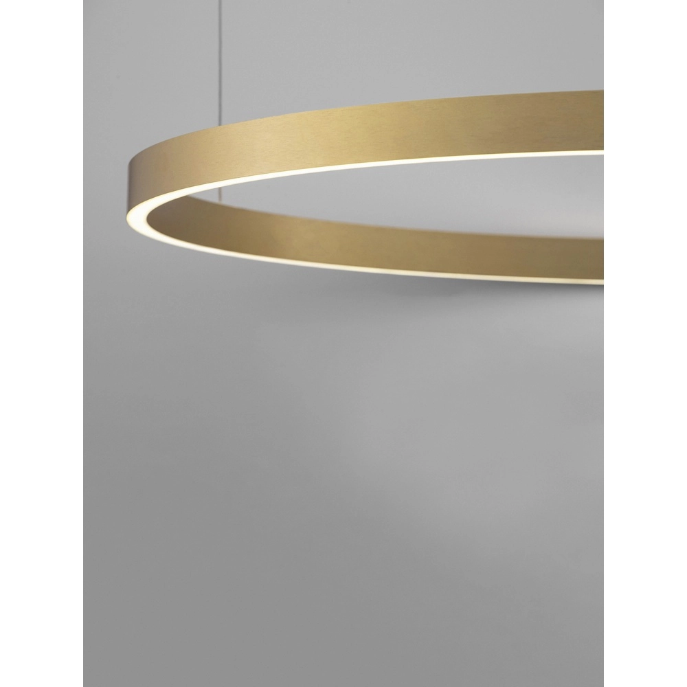 Gouden hanglamp Elowen design Ø 98cm Lyora 5212017439147