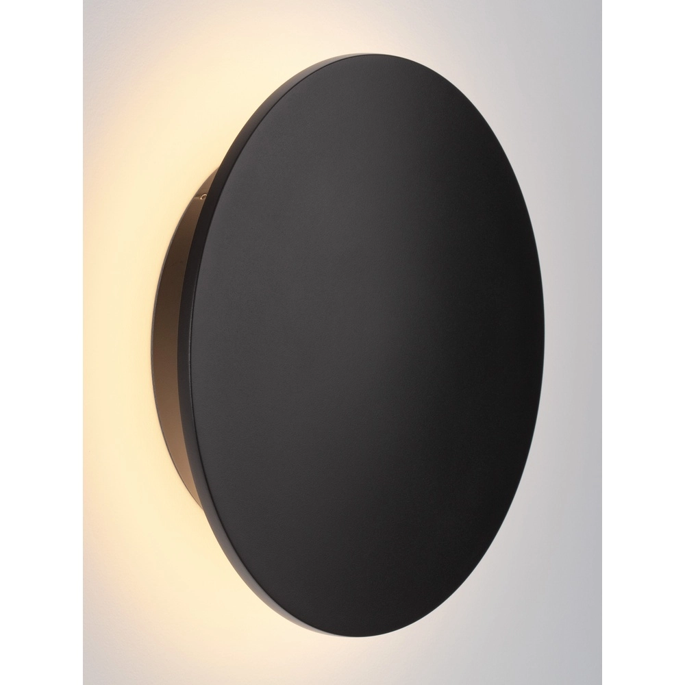 Ronde wandlamp Copper zwart Ø 30cm Lyora 5212017447388