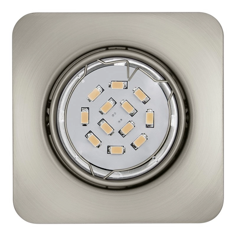 Inbouw spot Peneto Square 8,7cm nikkel mat Inbouw spot Peneto Square 8,7cm nikkel mat